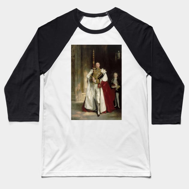 Charles Stewart, Sixth Marquess of Londonderry by John Singer Sargent Baseball T-Shirt by Classic Art Stall
